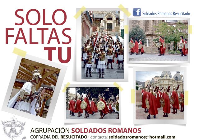 La Cofradia de Nuestro Padre Jesus Resucitado busca soldados romanos - 1, Foto 1