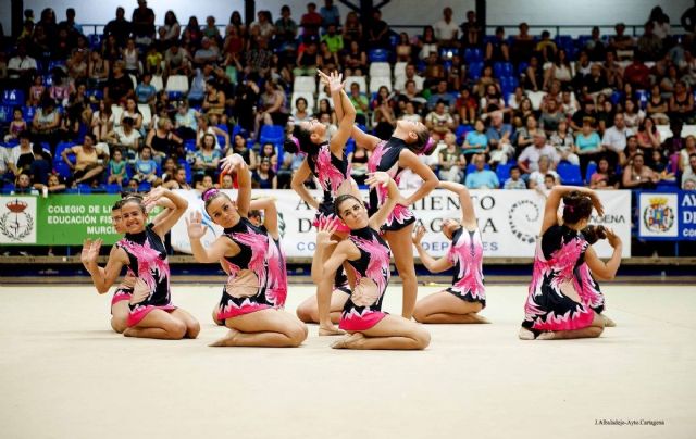 El pabellon Wsell de Guimbarda acoge la XXXVII Competicion Escolar de Conjuntos de Gimnasia Ritmica - 1, Foto 1