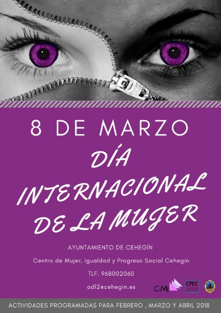 El Ayuntamiento de Cehegín conmemora el 8 de marzo con diferentes actividades y una llamada a la Igualdad - 1, Foto 1