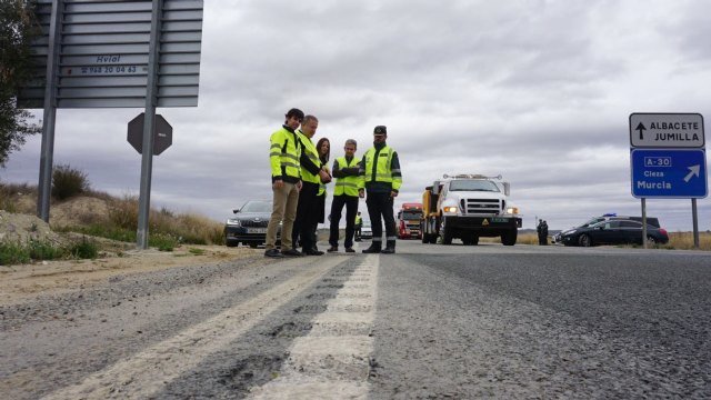 La carretera regional de Caravaca de la Cruz a Calasparra contará con guías sonoras para evitar accidentes - 1, Foto 1