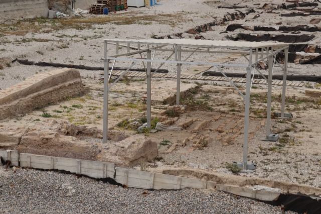 HUERMUR denuncia los derrumbes y el lamentable estado del yacimiento de San Esteban - 2, Foto 2