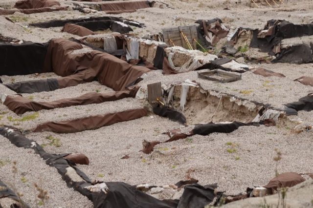 HUERMUR denuncia los derrumbes y el lamentable estado del yacimiento de San Esteban - 3, Foto 3