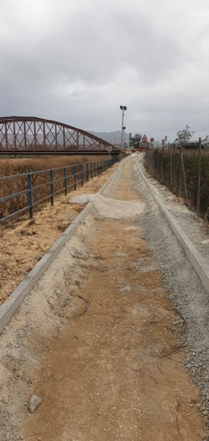 Comienzan las obras de reparación del carril bici entre la Avenida de Alquerías y la carretera regional MU-303 - 2, Foto 2