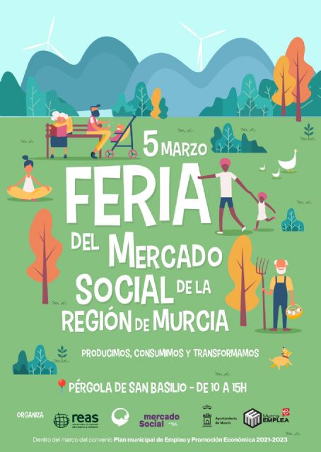 La Pérgola de San Basilio acoge el próximo domingo el Mercado Social de la Red de la Economía Alternativa y Solidaria - 1, Foto 1