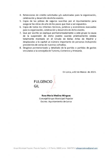 El PP obliga a Mateos a entregar todos los documentos relacionados con el escándalo por posible fraccionamiento de contratos en el evento fallido de Madrid - 3, Foto 3