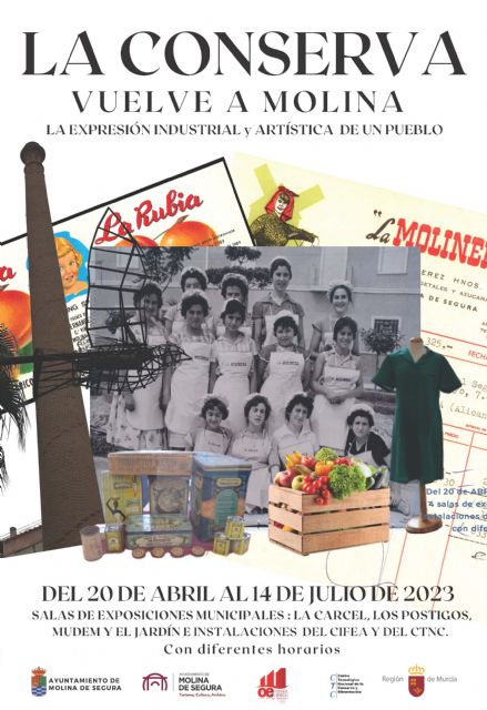 El Ayuntamiento de Molina de Segura hace un llamamiento a la ciudadanía para que aporte material para la exposición LA CONSERVA VUELVE A MOLINA, que se celebra del 20 de abril al 14 de julio - 1, Foto 1