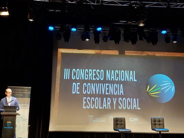 El consejero Víctor Marín inaugura el III congreso de Convivencia Escolar - 2, Foto 2
