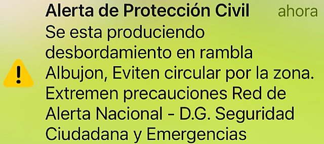 Desbordamiento en la rambla de El Albujón - 1, Foto 1