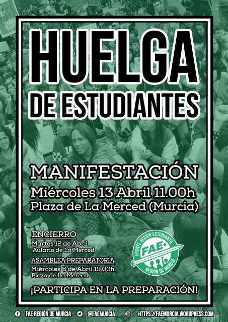 El estudiantado sale a la calle el 13 de abril por un transporte público de calidad y asequible - 1, Foto 1