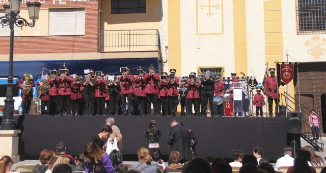 250 músicos participan en el Encuentro de Bandas de Tambores y Cornetas de Semana Santa en Puerto Lumbreras - 1, Foto 1