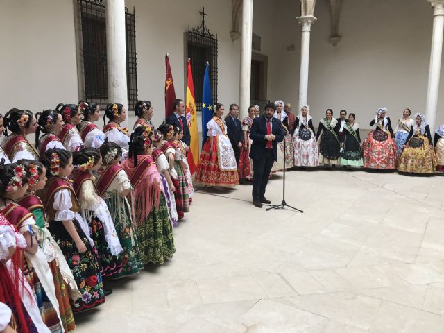 López Miras recibe a la Reina de la Huerta 2018 y a la Reina de la Huerta Infantil - 3, Foto 3