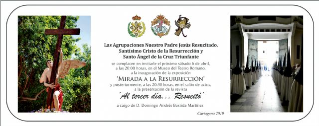 Presentación de la revista ‘Al tercer día… Resucitó’ e inauguración de exposición fotográfica - 1, Foto 1