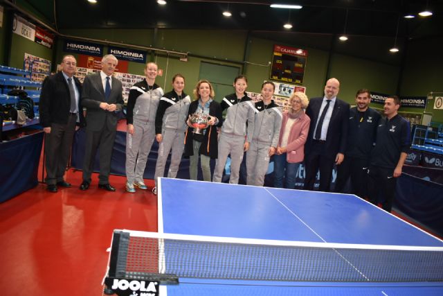 La consejera de Deportes visita al equipo UCAM Tenis de Mesa de Cartagena, campeón de la Copa de la Reina - 2, Foto 2