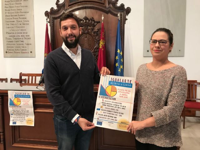 La Plaza Virgen de la Amargura acogerá el jueves la actividad Igualarte organizada por Cazalla Intercultural para concienciar a los jóvenes lorquinos sobre la igualdad - 1, Foto 1