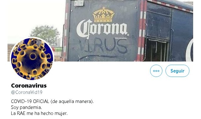 ¿Qué ocurre cuando el coronavirus se convierte en un personaje de Twitter? - 1, Foto 1