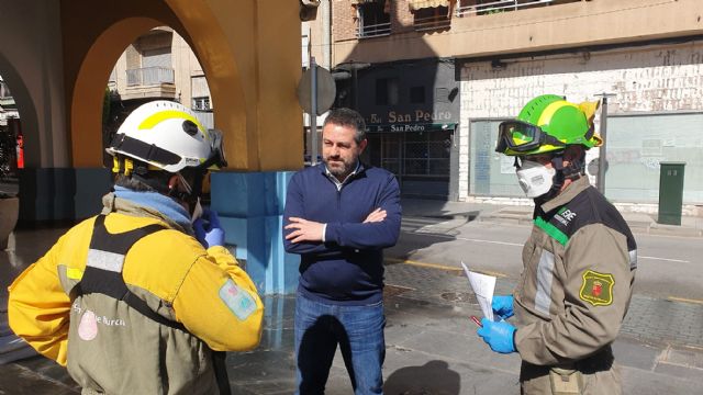 El Ayuntamiento refuerza la limpieza y desinfección en las calles de Alcantarilla - 2, Foto 2