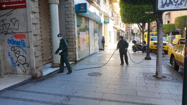 El Ayuntamiento refuerza la limpieza y desinfección en las calles de Alcantarilla - 4, Foto 4
