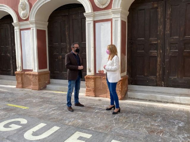 El Ayuntamiento de Lorca acomete trabajos para acabar con las humedades que afectan al edificio del Teatro Guerra - 1, Foto 1