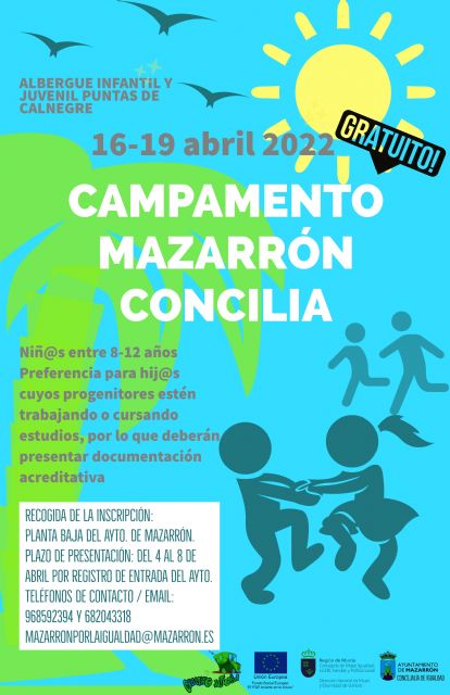 El ayuntamiento de Mazarrón a través de la concejalía de igualdad organiza un campamento dirigido a niñ@s de 8 a 12 años - 1, Foto 1