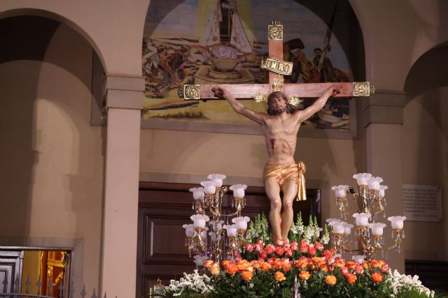 El Cristo del Mar Menor vuelve a iluminar la noche pinatarense en un Vía Crucis de profunda emoción - 3, Foto 3