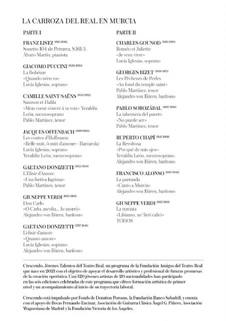 La Carroza del Real regresa a Murcia con un concierto lírico en la Plaza de Belluga - 2, Foto 2