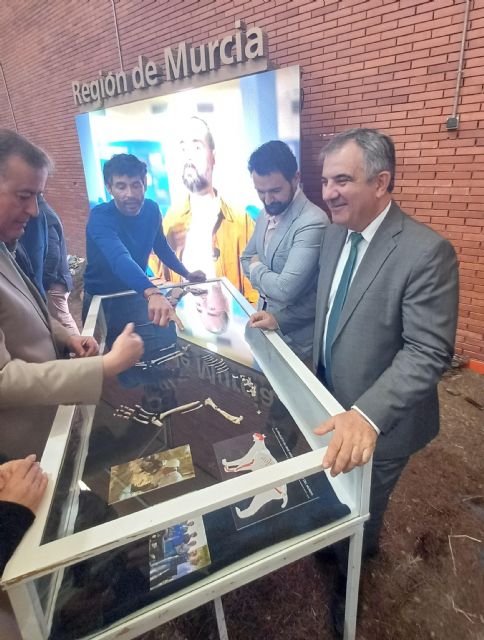 La Comunidad muestra en La Unión la réplica de parte del esqueleto más antiguo de lince ibérico recuperado hasta ahora en el mundo - 2, Foto 2