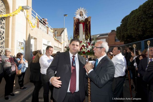 La Parroquia del Cristo de la Salud conmemoró su 50 aniversario con un recibimiento a la Virgen de los Dolores y a San Cristóbal - 5, Foto 5