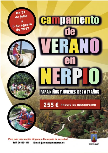 El campamento de verano en Nerpio ofertado por Juventud tendrá lugar del 31 de julio al 6 de agosto - 1, Foto 1