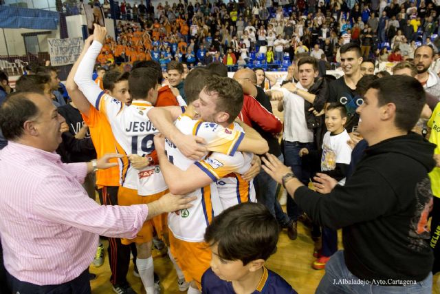 El Plasticos Romero Cartagena FS sella su permanencia en la despedida de Javi Matia - 1, Foto 1