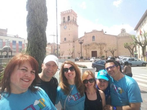 Más de un centenar de personas apoya las enfermedades raras participando en la V Caminata popular organizada por AELIP en Totana, Foto 6