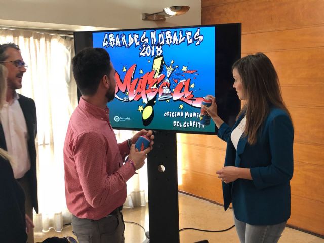 El Carnaval de Cabezo de Torres quedará plasmado en un gran mural de 120 metros cuadrados gracias a la Oficina Municipal de Grafiti - 1, Foto 1