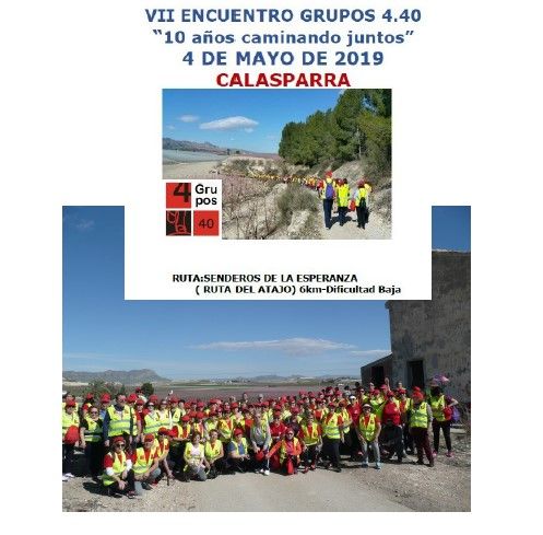180 participantes de los grupos 4/40 caminan por la salud el próximo sábado por los Senderos de la Esperanza - 1, Foto 1