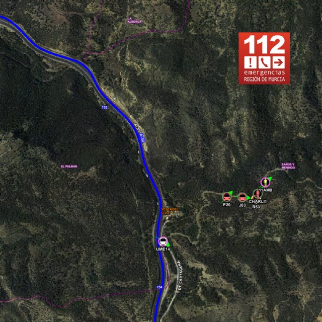 Ciclista herido en El Valle (Murcia) - 1, Foto 1