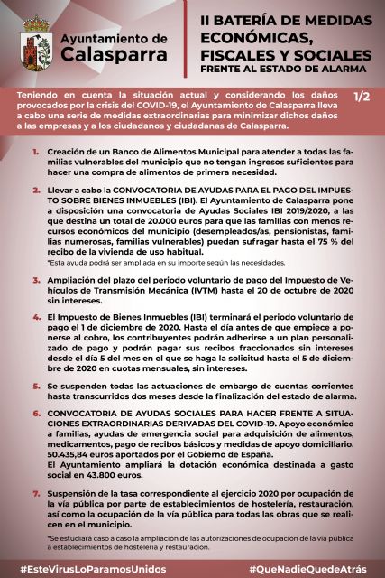 II batería de medidas económicas, fiscales y sociales, frente al estado de alarma - 2, Foto 2