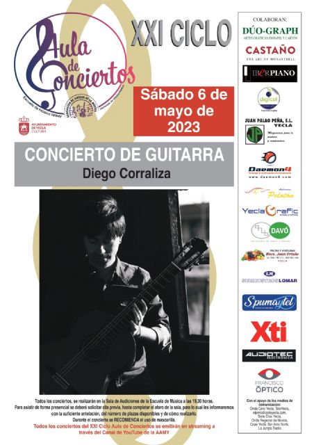XXI Ciclo Aula de Conciertos. Concierto de guitarra. Diego Corraliza - 1, Foto 1