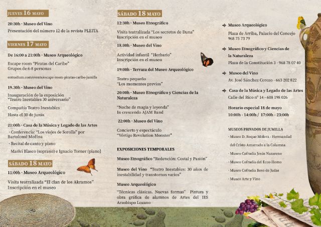 Cultura presenta la Noche de los Museos con diversas actividades culturales en torno al 18 de mayo - 3, Foto 3