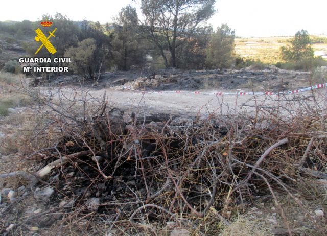 La Guardia Civil esclarece un incendio forestal en Lorca con un investigado - 3, Foto 3
