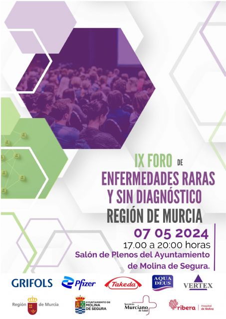 Molina de Segura acoge el IX Foro de Enfermedades Raras y Sin Diagnóstico Región de Murcia el martes 7 de mayo - 1, Foto 1