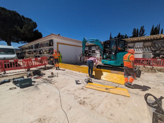 El Ayuntamiento de Puerto Lumbreras inicia los trabajos de ampliación del Cementerio de San Damián - 1, Foto 1