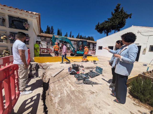 El Ayuntamiento de Puerto Lumbreras inicia los trabajos de ampliación del Cementerio de San Damián - 2, Foto 2