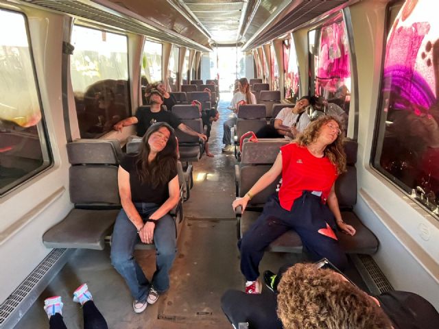 Bomberos de Murcia, Policía Local y Protección Civil participan en un simulacro de atentado terrorista en el EBAM - 1, Foto 1