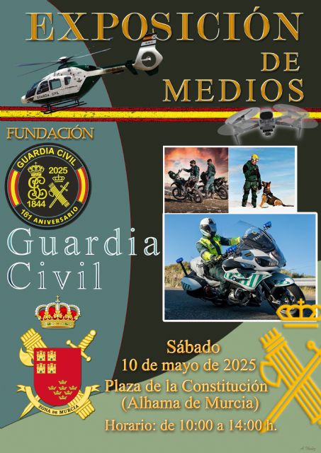 La Guardia Civil expone sus recursos humanos y tcnicos por la celebracin del 181 aniversario de su fundacin, Foto 1