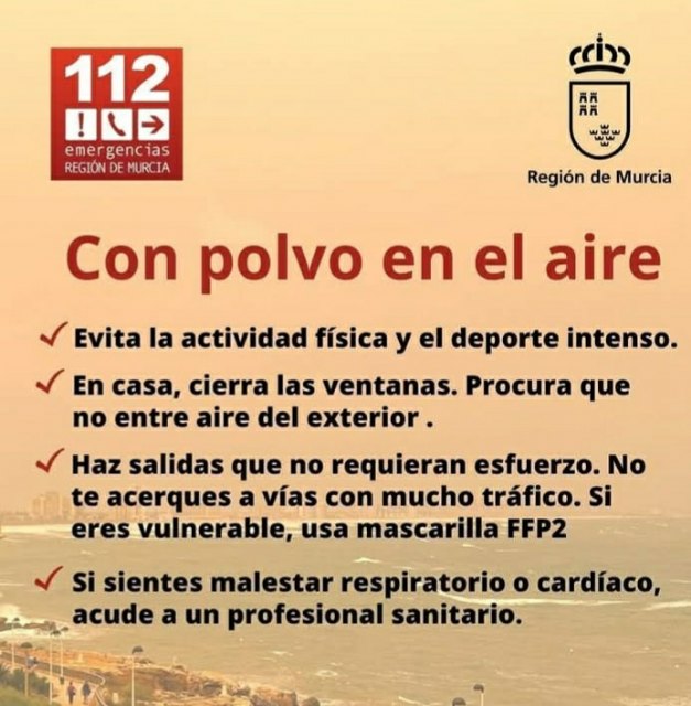 Medidas ante la mala calidad del aire por polvo en suspensión - 1, Foto 1