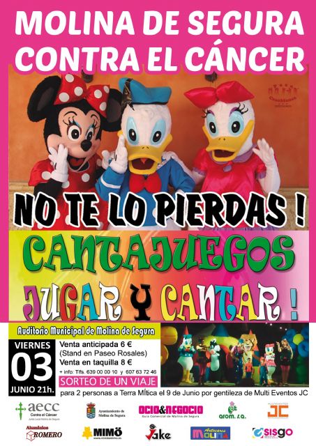 El Auditorio Municipal acoge el evento solidario Molina de Segura Contra el Cáncer a beneficio de la AECC mañana viernes 3 de junio - 1, Foto 1