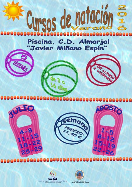 Abierto el plazo de inscripción para los cursillos intensivos de natación 2016 - 1, Foto 1