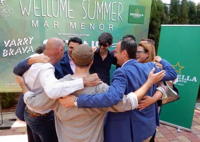 El consejero Javier Celdrán asiste a la presentación del Festival 'Welcome Summer Mar Menor' que se celebrará en La Manga - 1, Foto 1