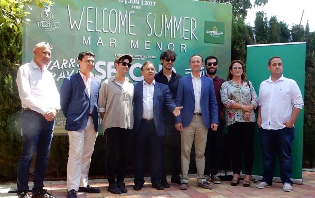 El consejero Javier Celdrán asiste a la presentación del Festival 'Welcome Summer Mar Menor' que se celebrará en La Manga - 2, Foto 2