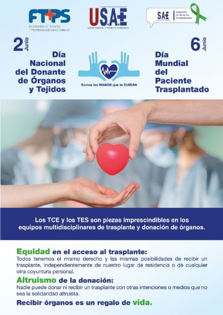 6 de junio, Día Mundial de los Pacientes Trasplantados - 1, Foto 1