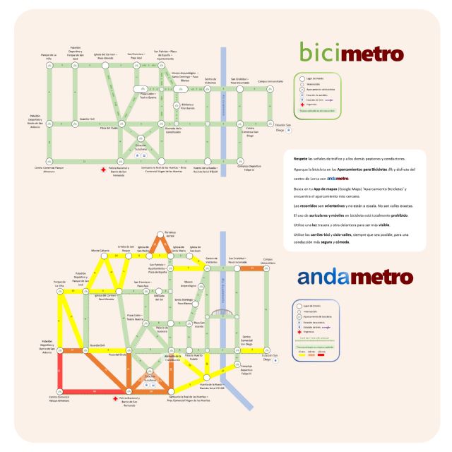 La Concejalía de Movilidad presenta el 'Bicimetro' y 'Andametro' de Lorca y pedanías para conmemorar el Día Internacional de la Bicicleta - 1, Foto 1