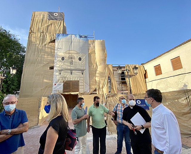 Avanzan los trabajos para la restauración de la Iglesia de Nonduermas, testigo de la memoria colectiva de la pedanía - 1, Foto 1